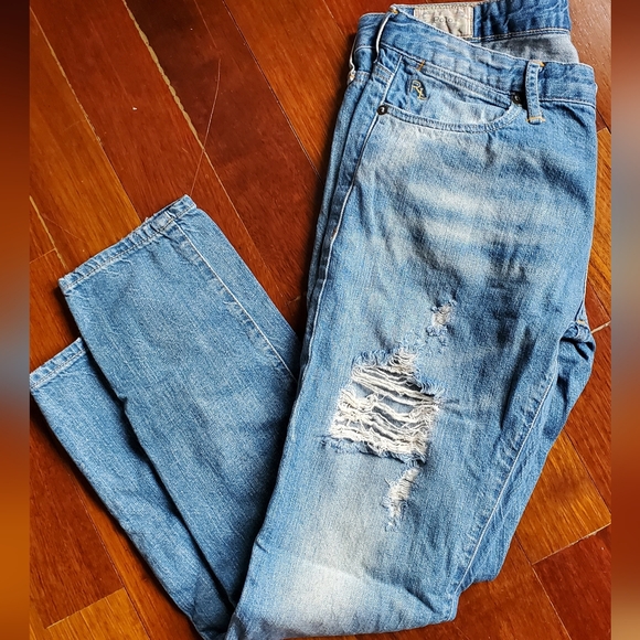 Polo by Ralph Lauren Distressed Blue Jeans - Picture 3 of 9